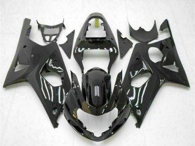 2000-2002 Suzuki GSXR 1000 Motorcycle Fairings - Glossy Black