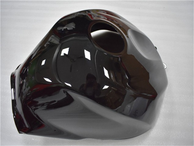 2004-2005 Suzuki GSXR 600/750 Motorcycle Fairings - Glossy Black Red Stripe