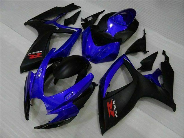 2006-2007 Suzuki GSXR 600/750 Motorcycle Fairings - Blue Matte Black Red