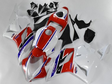 2009-2012 Honda CBR600RR Motorcycle Fairing Kits - White Red Blue