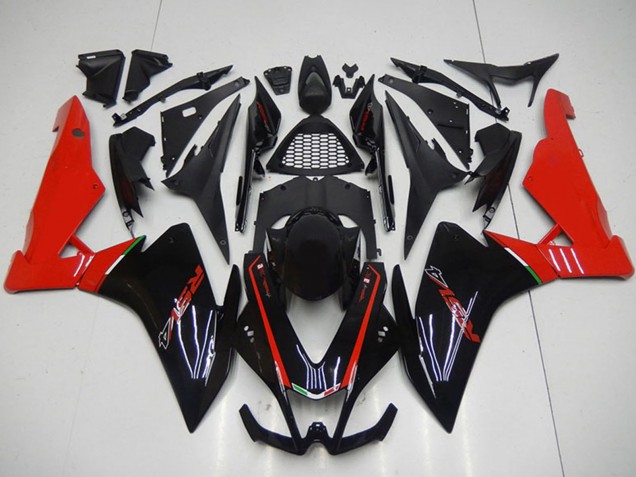 2009-2015 Aprilia RSV4 1000 Motorcycle Fairings - Black Red