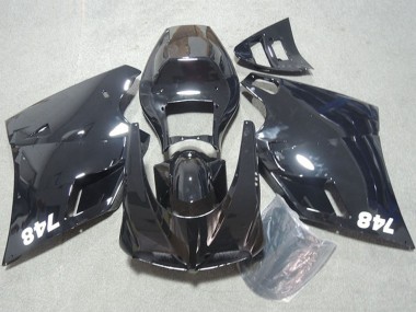 1993-2005 Ducati 748 Motorcycle Fairings - Glossy Black