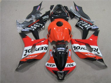 2007-2008 Honda CBR600RR Motorcycle Fairings Kits - Orange White Red Glossy Black Repsol