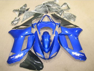2007-2008 Kawasaki ZX6R Motorcycle Fairings - Blue Ninja 636