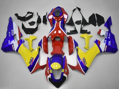 2017-2023 Honda CBR1000RR Motorcycle Fairings - White Red Blue Yellow HRC