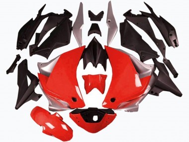 2011-2015 Honda CBR250RR Motorcycle Fairings - Silver Red