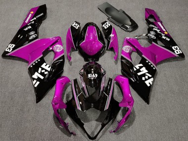 2005-2006 Suzuki GSXR 1000 Motorcycle Fairings - Pink Glossy Black White