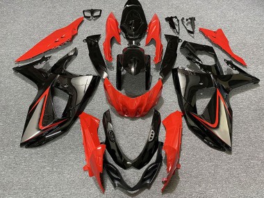 2009-2016 Suzuki GSXR 1000 Motorcycle Fairings - Red Black