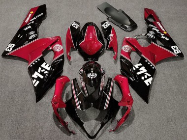 2005-2006 Suzuki GSXR 1000 Motorcycle Fairings - Red Glossy Black White
