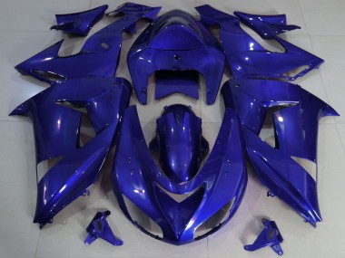 2006-2007 Kawasaki ZX10R Motorcycle Fairings - Dark Blue