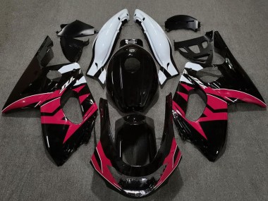 1996-2007 Yamaha YZF600R Thundercat Motorcycle Fairings - Glossy Black Pink White
