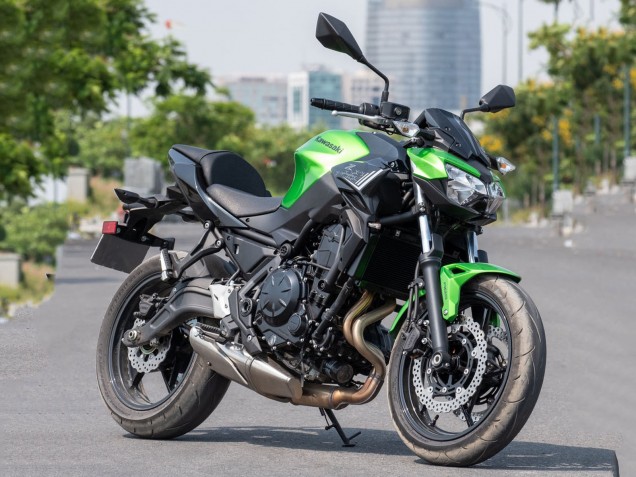 2020-2023 Kawasaki Ninja Z650 Motorcycle Fairings - Green Black