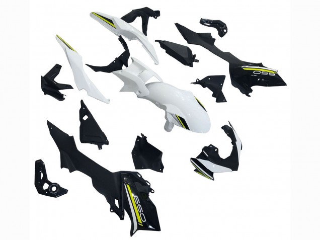 2020-2023 Kawasaki Ninja Z650 Motorcycle Fairings - White Black Green