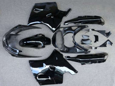 1993-2003 Kawasaki ZZR1100 Motorcycle Fairing - Glossy Black