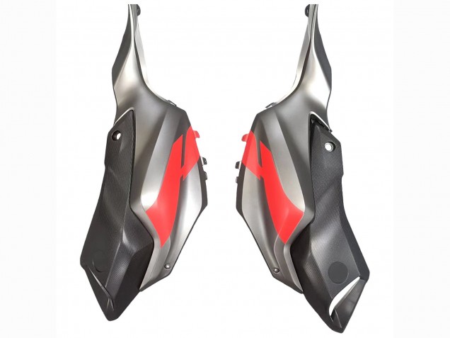 2012-2017 Yamaha MT07/FZ07 Motorcycle Fairings - Grey Red