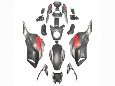 2012-2017 Yamaha MT07/FZ07 Motorcycle Fairings - Grey Red