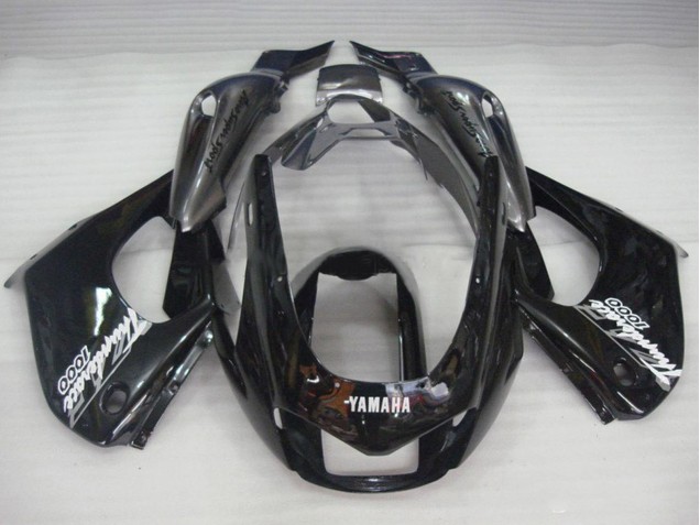 1997-2007 Yamaha YZF 1000R Thunderace Motorcycle Fairings - Black Grey Thunderace