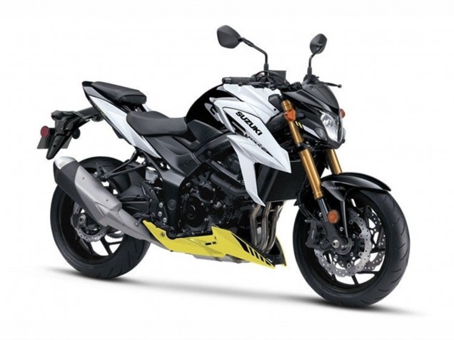 2017-2022 Suzuki GSX-S 750 Motorcycle Fairings - White Yellow