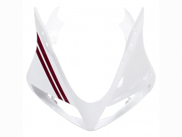 2003-2013 Suzuki SV650 Motorcycle Fairings - White with Dark Red Lines