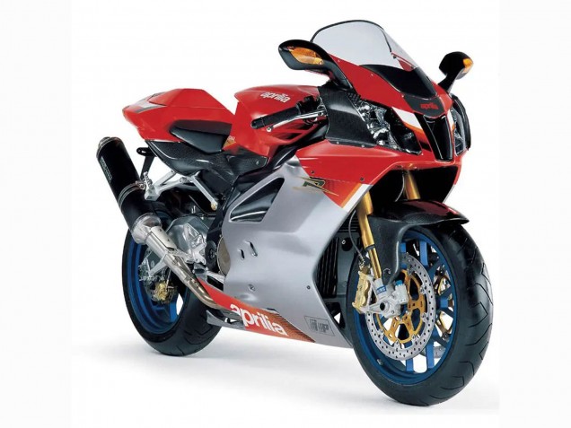 2003-2006 Aprilia RSV1000 Motorcycle Fairings - White Red Black