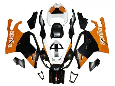 2003-2006 Aprilia RSV1000 Motorcycle Fairings - Black Orange White