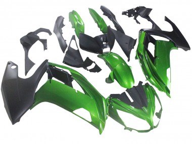 2005-2010 BMW K1200S Motorcycle Fairings - Green Matte Black