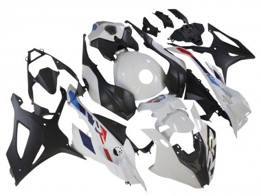 2023-2024 BMW S1000RR Motorcycle Fairing - White Blue Red Matte Black