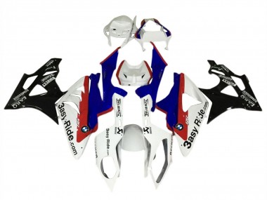 2015-2016 BMW S1000RR Motorcycle Fairing - White Red Blue Glossy Black