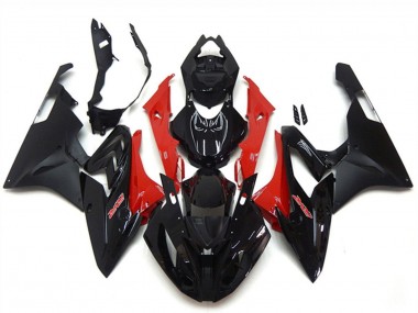 2015-2016 BMW S1000RR Motorcycle Fairing - Red Glossy Black Matte Black