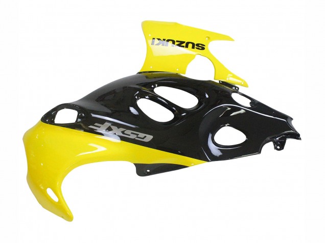 2004-2006 Suzuki GSX600F/GSX750F Motorcycle Fairings - Glossy Black Yellow
