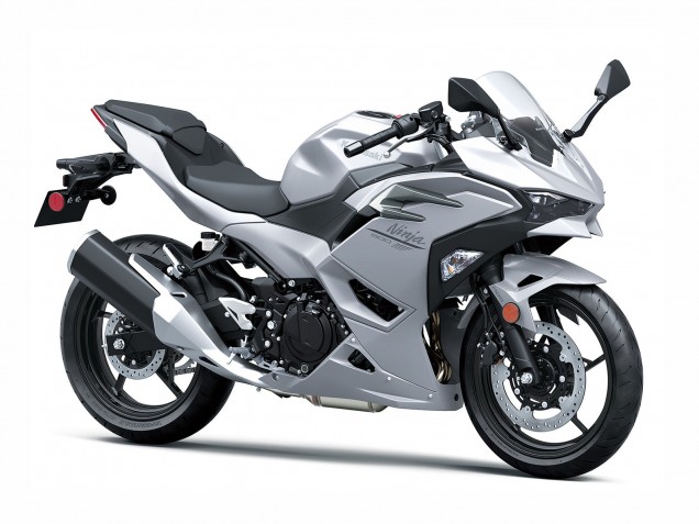 2024-2025 Kawasaki Ninja 500 EX500R Motorcycle Fairings - Metallic Silver Ninja