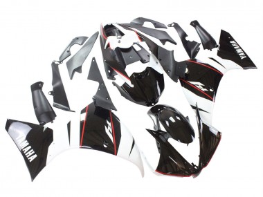 2012-2014 Yamaha YZF 1000 R1 Motorcycle Fairing - White Red Glossy Black
