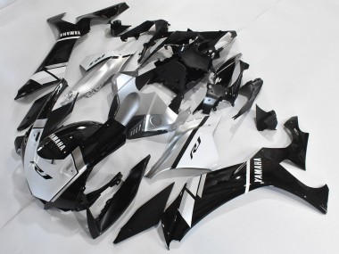 2020-2025 Yamaha YZF 1000 R1 Motorcycle Fairings - Silver White Glossy Black