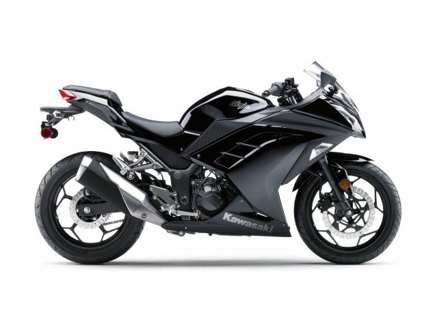 2013-2024 Kawasaki EX300 Motorcycle Fairing - Glossy Black Matte Black