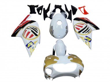 2000-2005 Aprilia RS125 Motorcycle Fairings - White Yellow Red