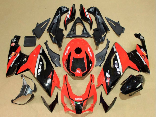 2006-2011 Aprilia RS125 Motorcycle Fairings - Red Glossy Black White