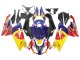 2006-2011 Aprilia RS125 Motorcycle Fairings - Yellow Dark Blue Red Bull