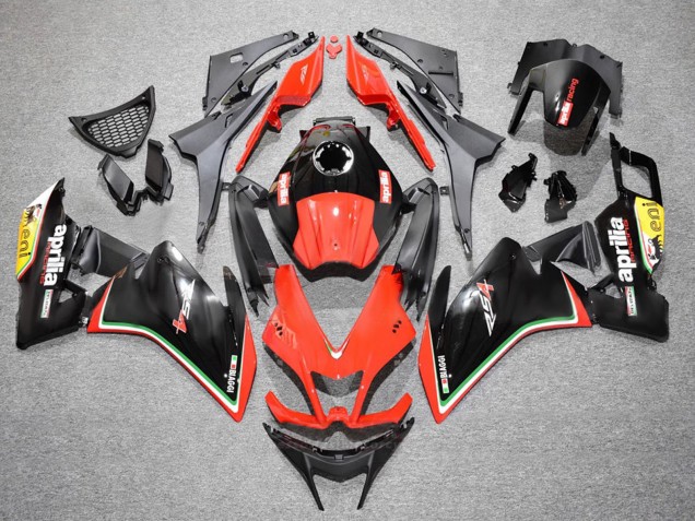 2012-2018 Aprilia RS4 50 125 Motorcycle Fairings - Red Yellow Glossy Black