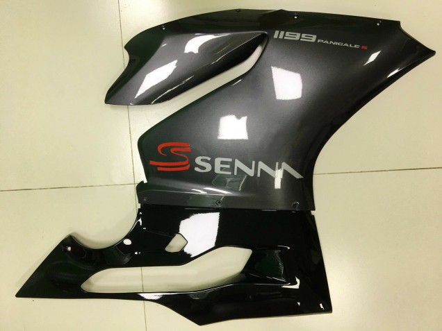 2011-2014 Ducati Panigale 1199 Motorcycle Fairings - Glossy Black