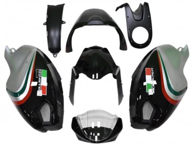 2008-2012 Ducati Monster 696 796 1100 1100S Motorcycle Fairings - Glossy Black Silver Red Green
