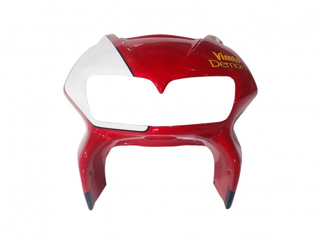 1998-2001 Honda VFR 800 Motorcycle Fairings - Red White Glossy Black Vimto