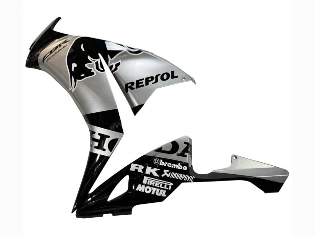 2012-2016 Honda CBR1000RR Motorcycle Fairings - Silver Glossy Black Repsol Red Bull