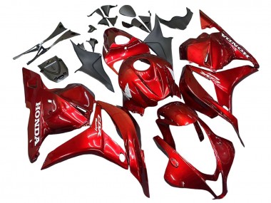 2009-2012 Honda CBR600RR Motorcycle Fairings - Red Racing