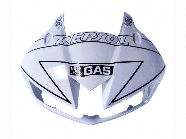 2013-2023 Honda CBR600RR Motorcycle Fairings - White Glossy Black Repsol