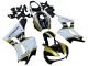 2013-2023 Honda CBR600RR Motorcycle Fairings - White Gold Glossy Black Repsol