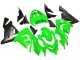 2004-2005 Kawasaki ZX10R Motorcycle Fairings - Green Black Ninja