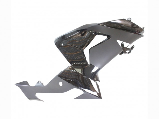 2006-2007 Kawasaki ZX10R Motorcycle Fairings - Matte Black Glossy Black