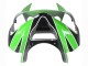 2003-2004 Kawasaki ZX6R Motorcycle Fairings - Green White Black