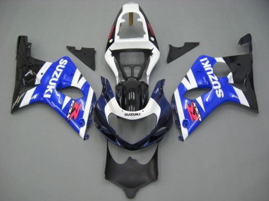 2000-2002 Suzuki GSXR1000 Motorcycle Fairing - White Blue Black Red
