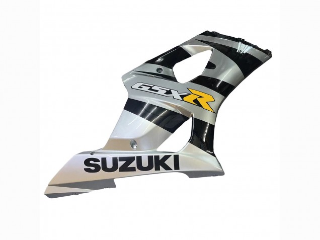 2003-2004 Suzuki GSXR 1000 Motorcycle Fairings - Glossy Black Silver Grey Yellow